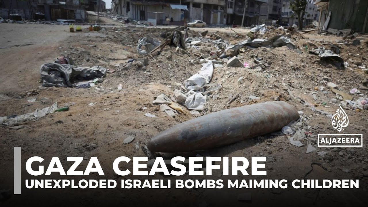 Unexploded Israeli bombs in Gaza endanger returning families and children