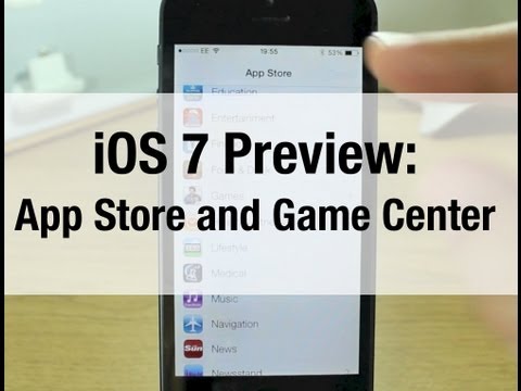 iOS 7 Preview: App Store and Game Center