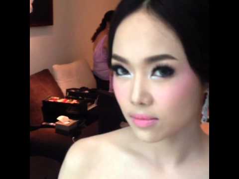 Arm make up and hair job.