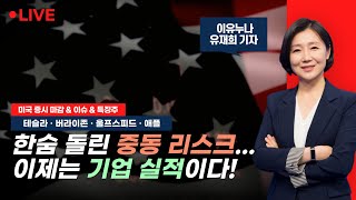 [미국 마감] 한숨 돌린 중동 리스크...이제는 실적이다 📢이유누나 미국 증시 라이브 (240423)