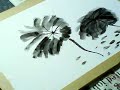 chinese lotus ink painting chinese lotus ink painting
