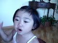 2 year old singing i wanna dance with somebody