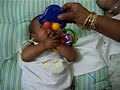 baby laughing
