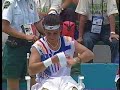 Arantxa サンチェス Vicario vs Kimiko Date （96 Oly QF） part 16