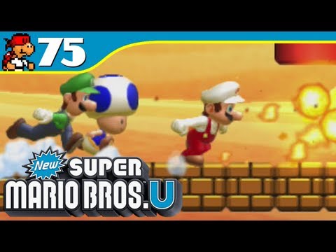New Super Mario Bros. U - Run for It! - Superstar Road-2 - Episode 75 - KoopaKungFu