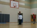 Kenny Dobbs dunks over twins