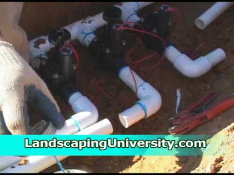 how to drain irrigation