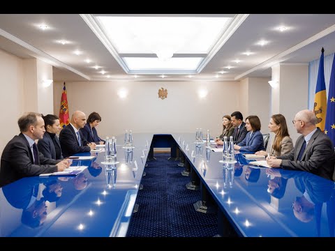 Президент Майя Санду провела встречу с Генеральным секретарем Совета Европы Аланом Берсе