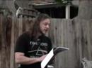 nick morris reads selections of his work at the fact-simile 1.1 release party			