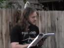 nick morris reads selections of his work at the fact-simile 1.1 release party			