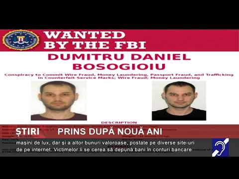 Român căutat de F.B.I., prins la București