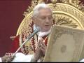 Benedict XVI: Peace for the world , egoism will not prevail