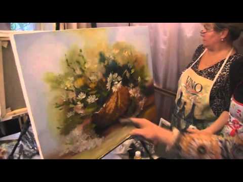 Рисовать цветы маслом видеоуроки Рисовать цветы маслом видеоуроки