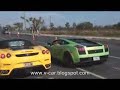 f430 vs gallardo se 

america coast-to-coast car race from santa monica in california to downtown new york city.
dodge charger '68, ford mustang '69, pontiac trans am '73, detomaso pantera, lincoln continental  drifting cars in saudi...saudi arabia car drift drifting racing race fast cool bored awsome nice  great exotic car show which had an enzo, carrera gt, murcielagos, diablos, gallardos, 360's, f430's, phantoms, lotus's,ford gt, porsche gt2's, vipers, aston martins, bentleys and lots of other awesome cars  the best super car on the face of the earth !!...lamborghini gallardo porsche carrera gt enzo ferrari super car top gear video dodge viper crash