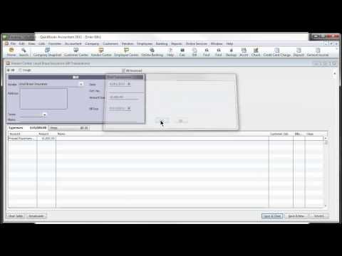 how to accrue property taxes in quickbooks