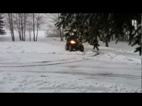 SMC 720R na sněhu