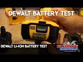 Dewalt Li-Ion battery test