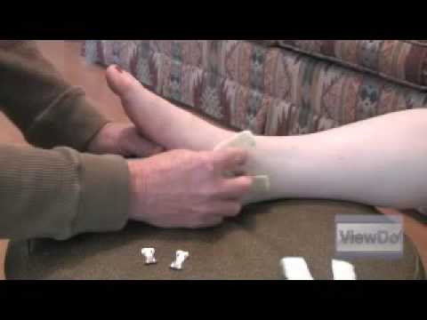 how to properly wrap an ankle