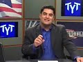  the young turks cenk uygur gm ford car companies ceo bail bankrupt private jets abc news brian ross rick wagoner congress labor union management