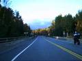 Muskoka fall colours from a motorcycle