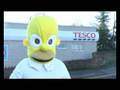 videos de Homer Simpson ejected from Lydney Tescos