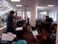 la orquesta tocando transparencias de Eduardo gamboa...