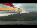 Canoe Sailing on Loch Etive, Argyll, West Coast of Scotland. 5th September 2010.