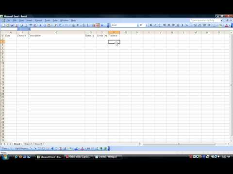 Microsoft Excel Templates on Microsoft Excel Templates Checkbook