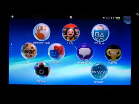 how to check battery life on ps vita