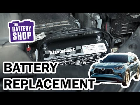 toyota highlander with startstop 2001 2019 new battery install