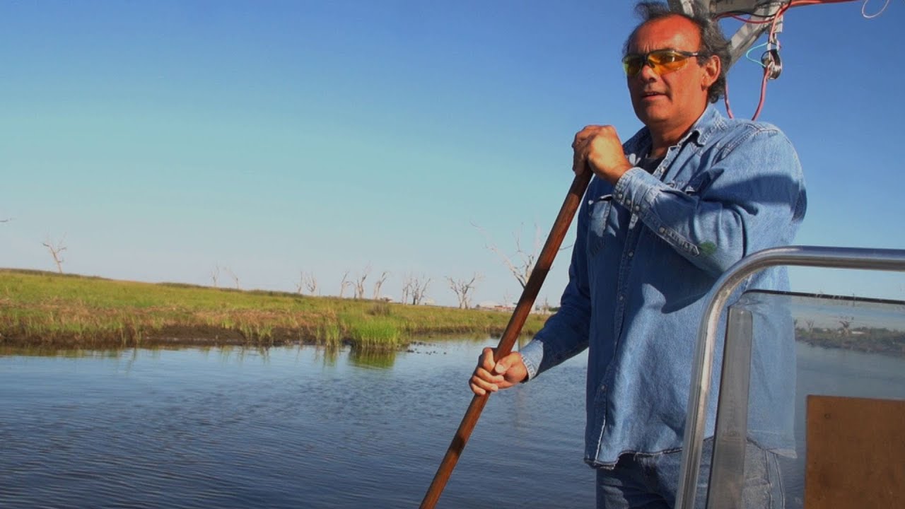 Global Warming & Louisiana Bayou:  Native Lands Submerged as Sea Levels Rise