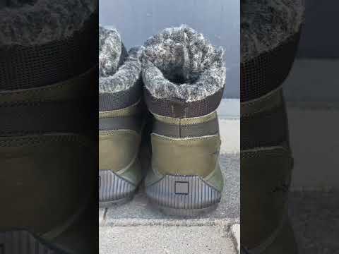 Чоловічі зимові високі кросівки Reebok, чоловічі утеплені теплі кросівки, зимове взуття з натуральної шкіри - фото 1 - id-p1688074512