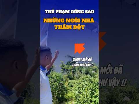 THỦ PHẠM ĐỨNG SAU NHỮNG NGÔI NHÀ THẤM DỘT #vuachongtham #chongthamvictory 