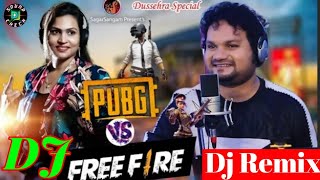 New Odia Dj Song  PUBG VS Free Fire Ft Humane Saga