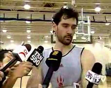 Jorge Garbajosa - Training Camp Day 2