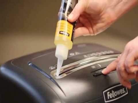 how to oil a shredder