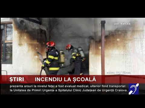 Incendiu la o școală aflată în renovare