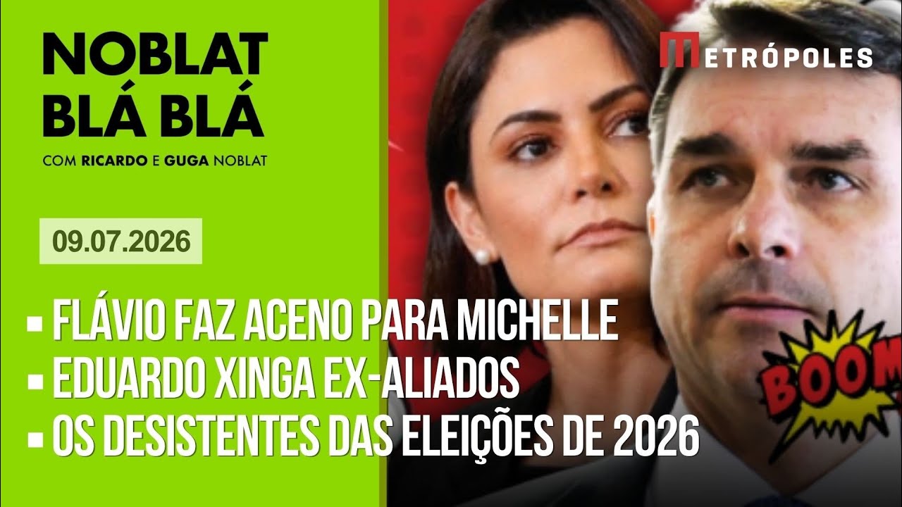 AO VIVO: Flávio manda recado para Michelle. Eduardo xinga aliados. Kassab critica clã "erram muito"🔥