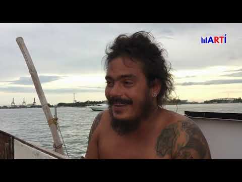 Cubano viaja en velero desde España para ver a su familia en Miami (VIDEO)