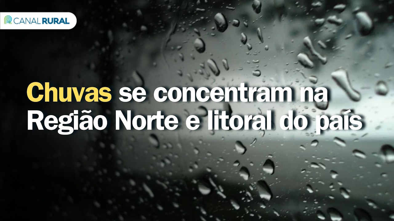 Previsão do tempo | Brasil 15 dias | Chuvas se concentram na Região Norte e litoral do país