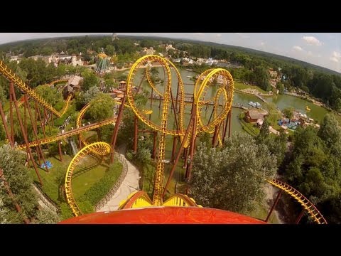 Goudurix Roller Coaster POV Parc Asterix Paris France