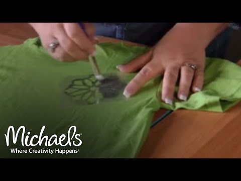 how to decorate t shirts with paint