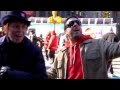 Derek D promotes Fast Lane Daily episode 1000 in Times Square!