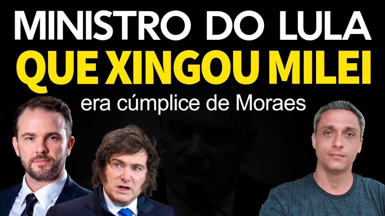Ministro do LULA que XINGOU Milei era cúmplice o Moraes em 2022