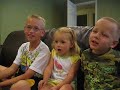 Kyle, Toby, and Lily singing Ellen\ Kyle, Toby, and Lily singing Ellen\