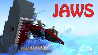 Minecraft | JAWS SHARK MOD Showcase! (Shark Attack, Jaws, Sharks)