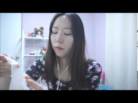 한국어 ASMR/ 피부관리 roleplay /skin care roleplay/