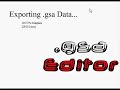 .gsa Editor