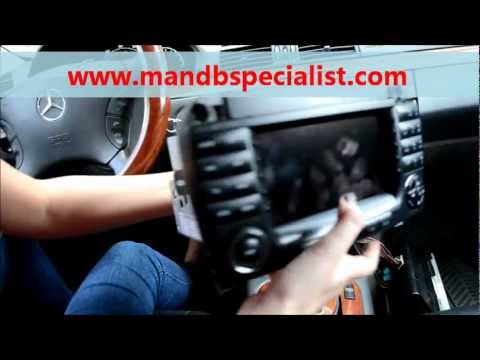 How to Remove Mercedes Comand Radio Unit for Repair
