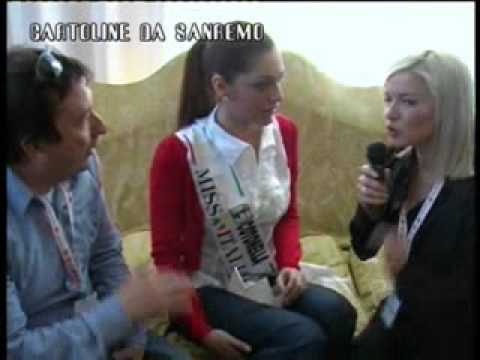 Cartoline da Sanremo - intervista a Miss Italia